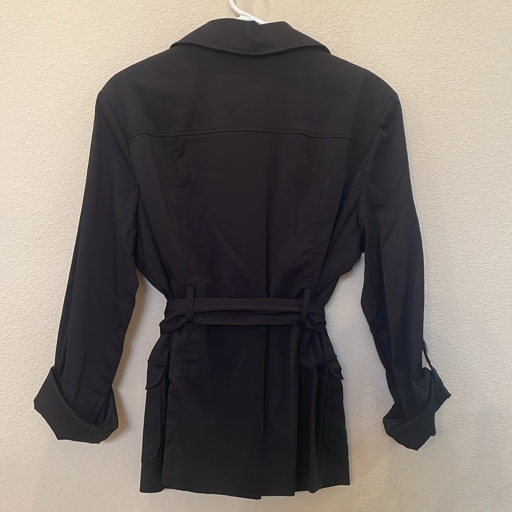 Dressbarn Button Up Tie Jacket Size XL - Picture 5 of 8
